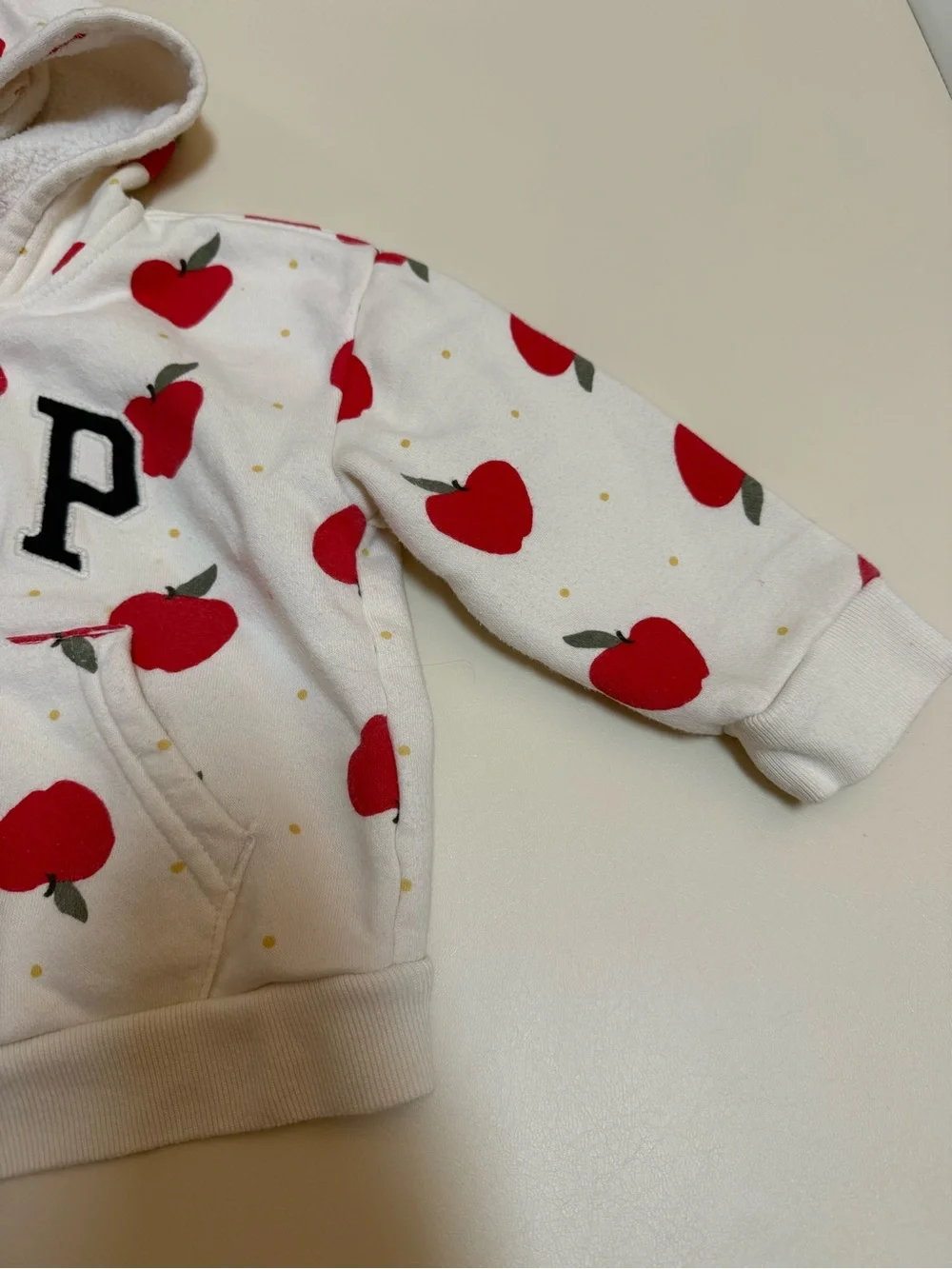 Baby Gap Apple Print Logo Zip Hoodie 18-24M